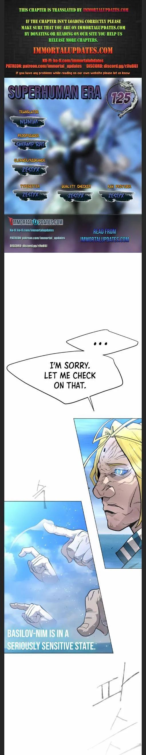 Superhuman Era Chapter 125 Online - página 1