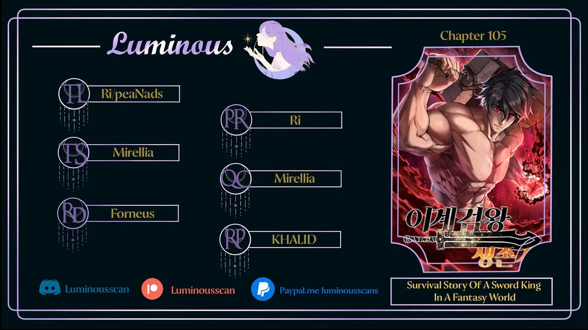 Survival Story of a Sword King in a Fantasy World Chapter 105 Online - página 1
