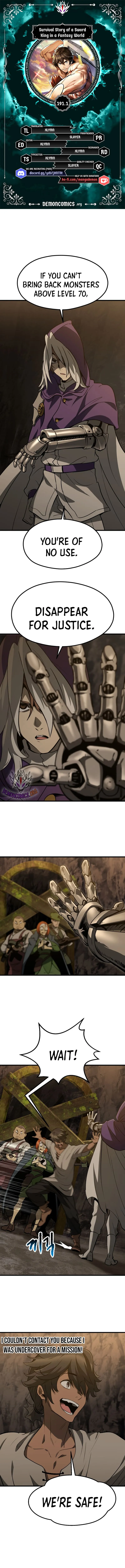 Survival Story of a Sword King in a Fantasy World Chapter 191.1 Online - página 1