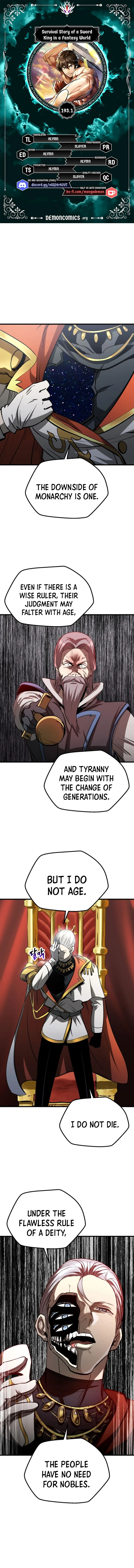 Survival Story of a Sword King in a Fantasy World Chapter 193.1 Online - página 1