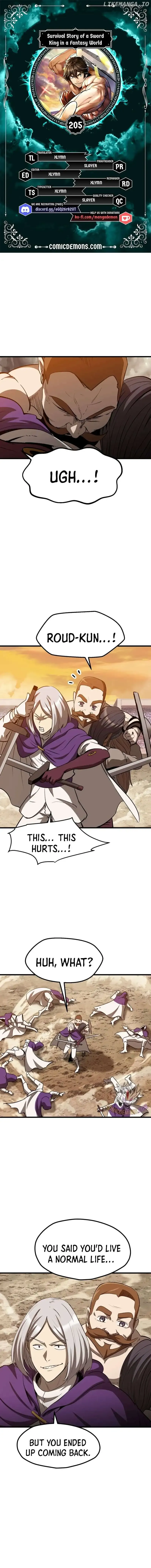 Survival Story of a Sword King in a Fantasy World Chapter 205 Online - página 1