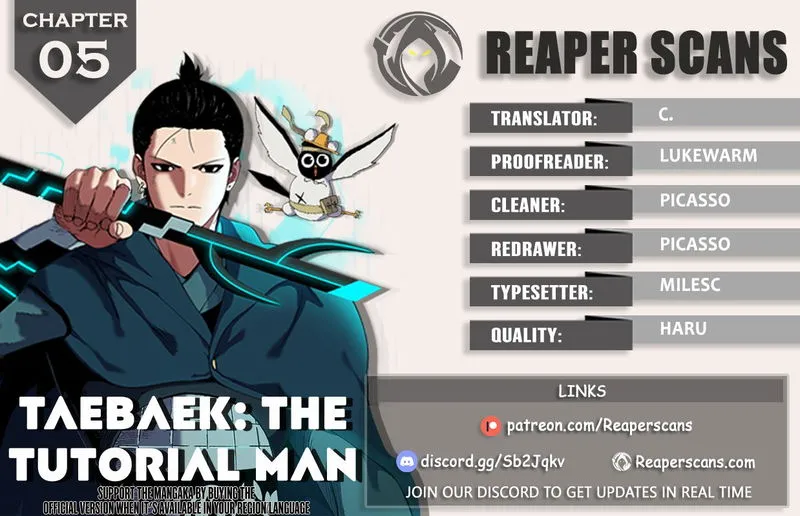 Taebaek The Tutorial Man Chapter 5 Online - página 1