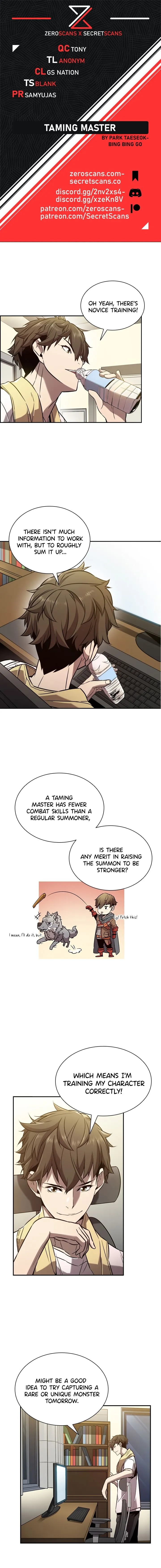 Taming Master Chapter 5 Online - página 1