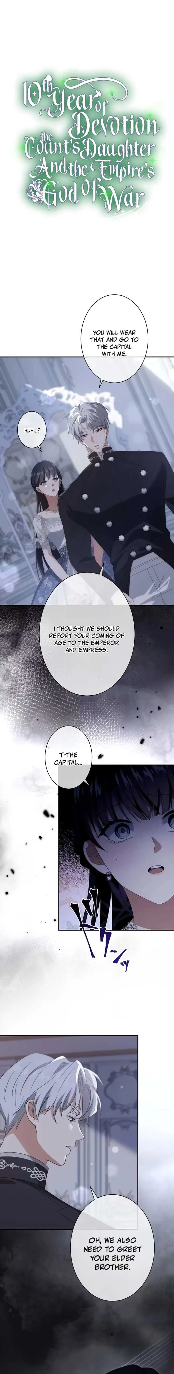 Tenth Year of Devotion: The Count’s Daughter and the Empire’s God of War Chapter 4 Online - página 1
