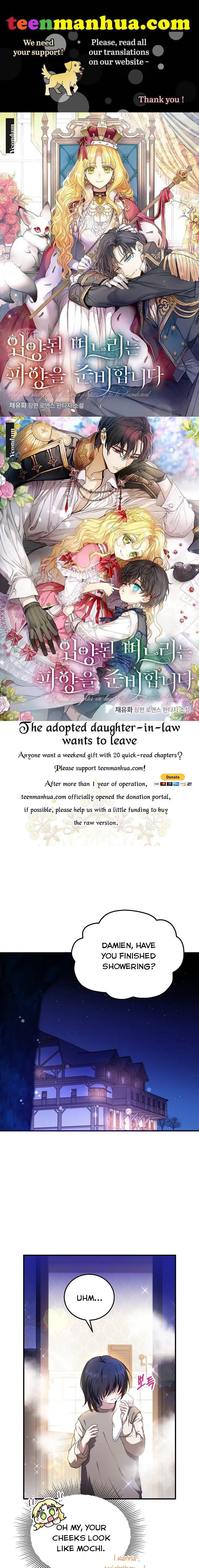 The adopted daughter-in-law wants to leave Chapter 9 Online - página 1
