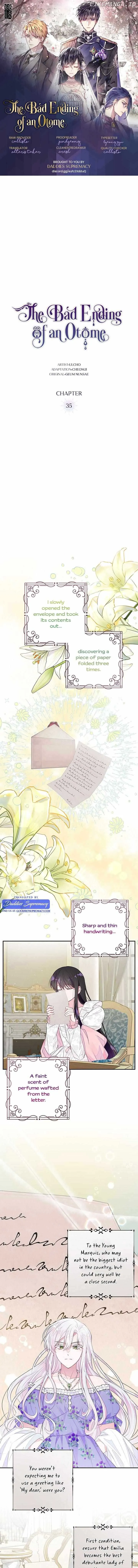 The Bad Ending of an Otome Chapter 35 Online - página 1