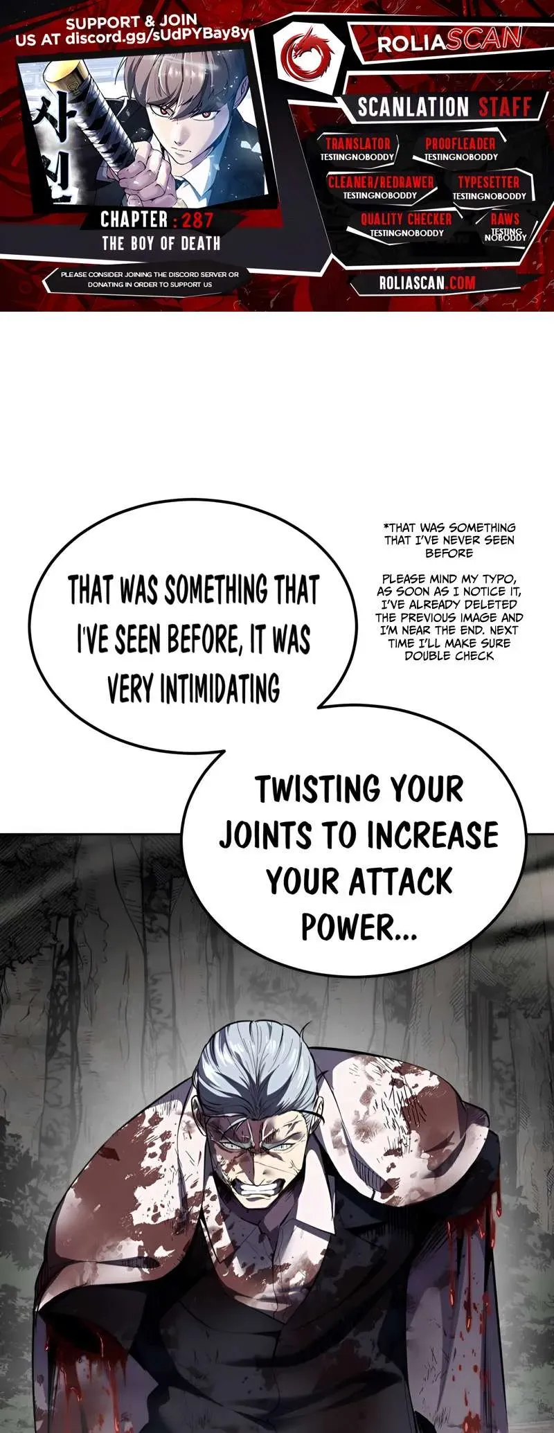 The Boy of Death Chapter 287 Online - página 1