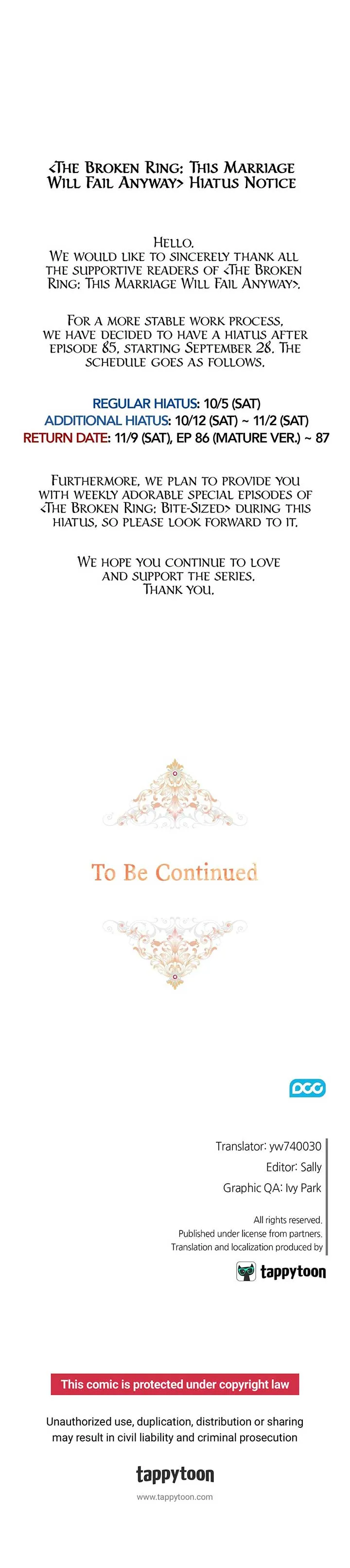 The Broken Ring : This Marriage Will Fail Anyway Chapter 85 Online - página 33