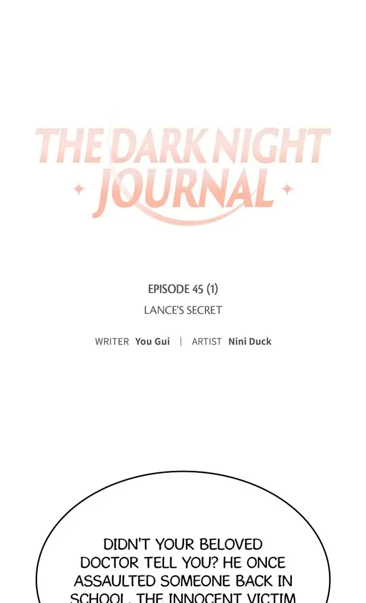 The Dark Night Journal Chapter 45 Online - página 1