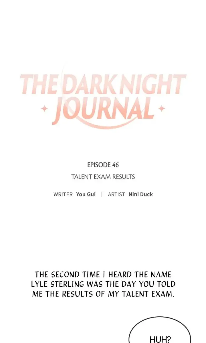 The Dark Night Journal Chapter 46 Online - página 1