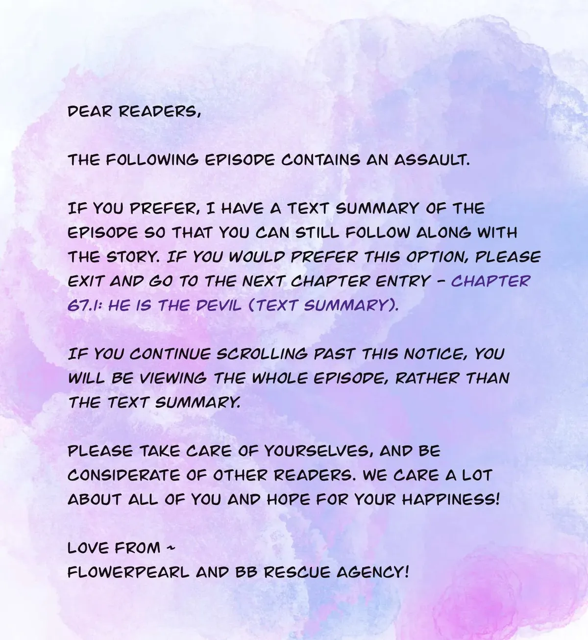 The Drifting Star Chapter 67 Online - página 1