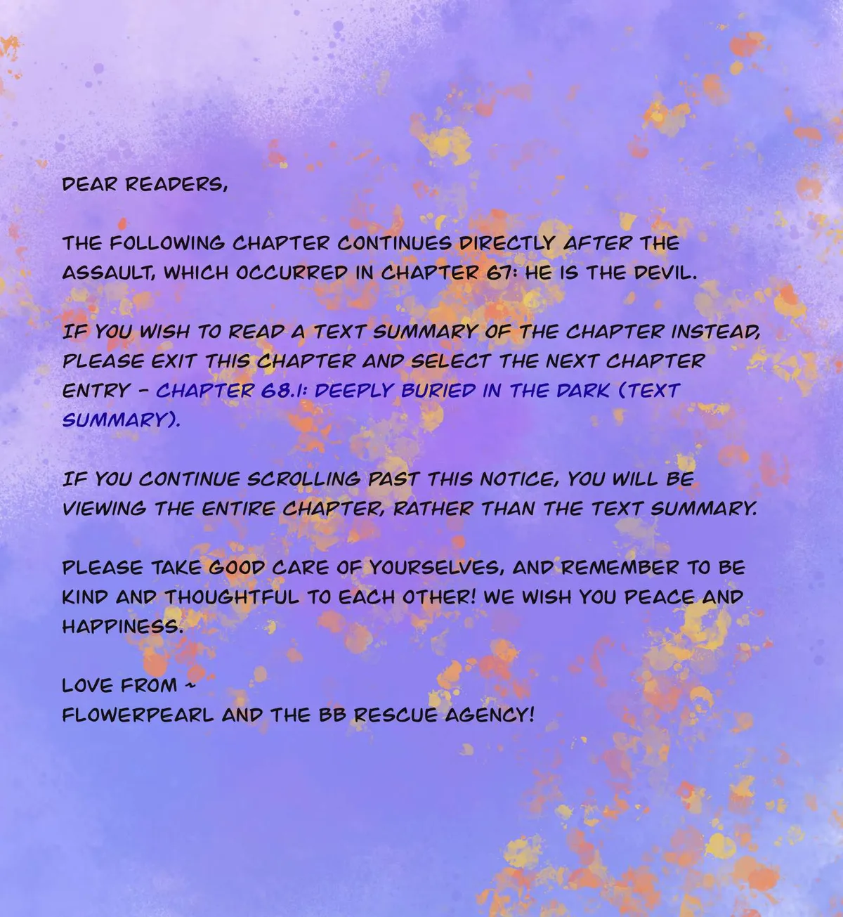 The Drifting Star Chapter 68 Online - página 1