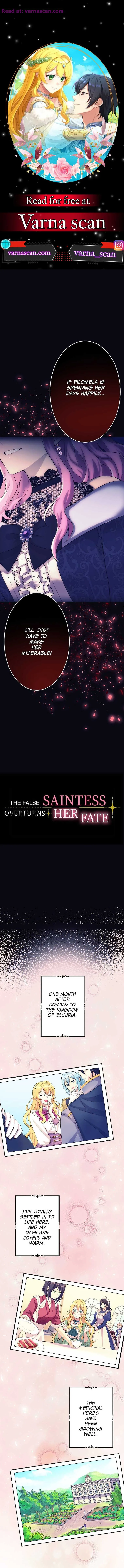 The False Saintess Overturns Her Fate Chapter 15 Online - página 1
