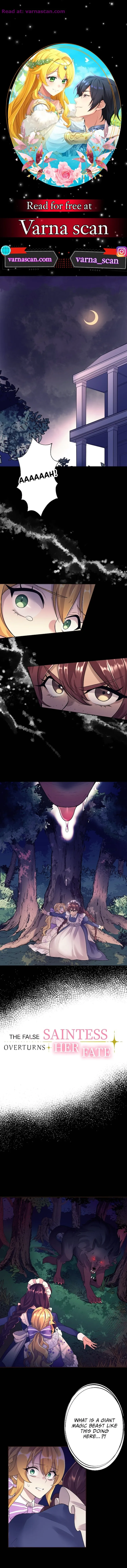 The False Saintess Overturns Her Fate Chapter 16 Online - página 1