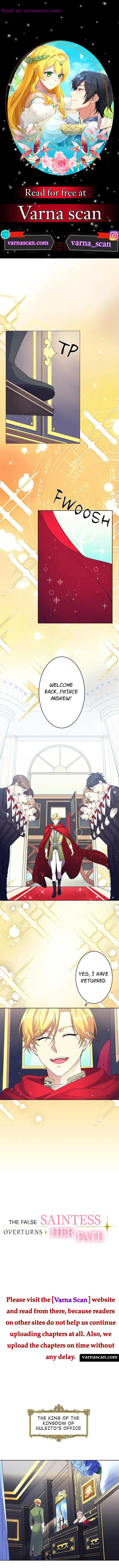 The False Saintess Overturns Her Fate Chapter 18 Online - página 1