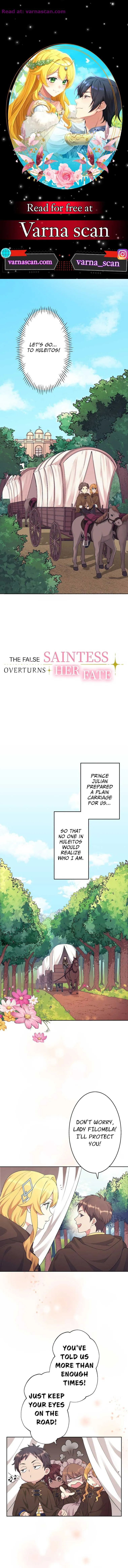 The False Saintess Overturns Her Fate Chapter 20 Online - página 1