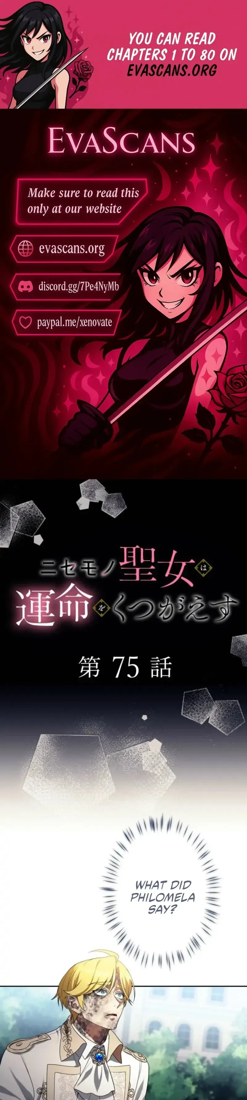 The False Saintess Overturns Her Fate Chapter 75 Online - página 1