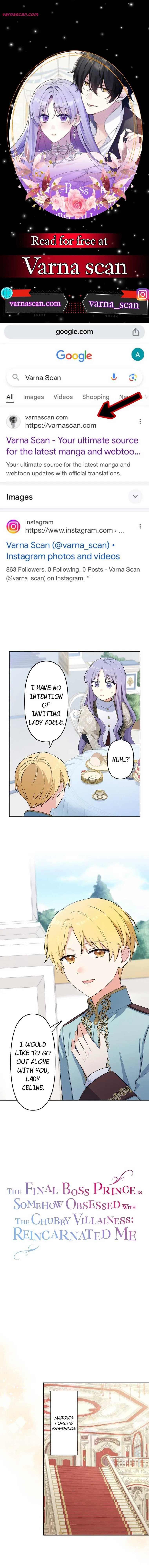 The Final-Boss Prince is Somehow Obsessed with the Chubby Villainess: Reincarnated Me Chapter 15 Online - página 1