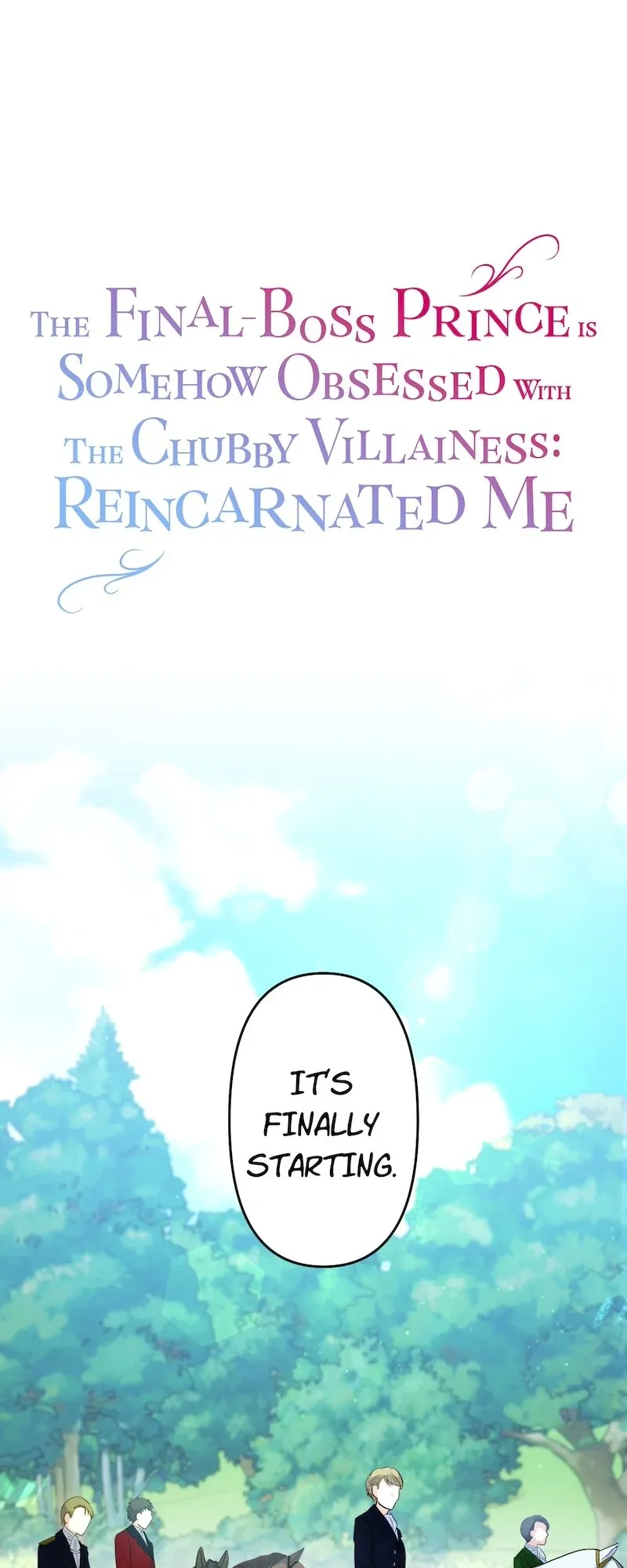 The Final-Boss Prince is Somehow Obsessed with the Chubby Villainess: Reincarnated Me Chapter 34 Online - página 1