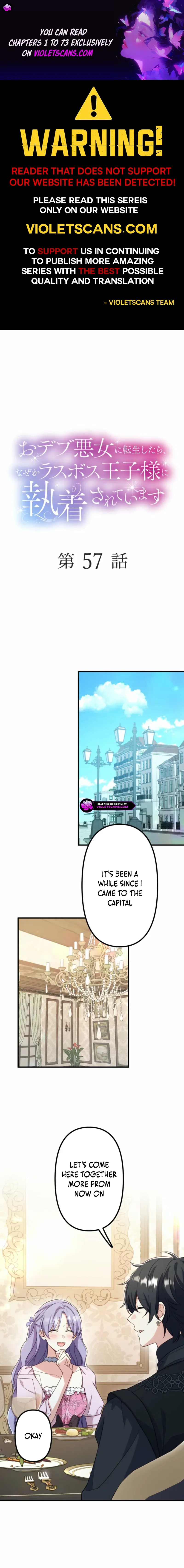 The Final-Boss Prince is Somehow Obsessed with the Chubby Villainess: Reincarnated Me Chapter 57 Online - página 1