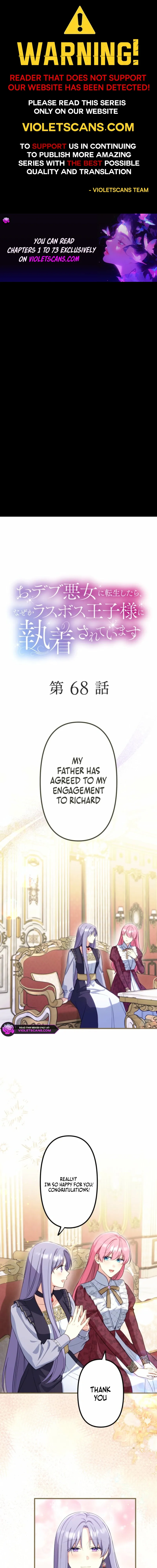 The Final-Boss Prince is Somehow Obsessed with the Chubby Villainess: Reincarnated Me Chapter 68 Online - página 1