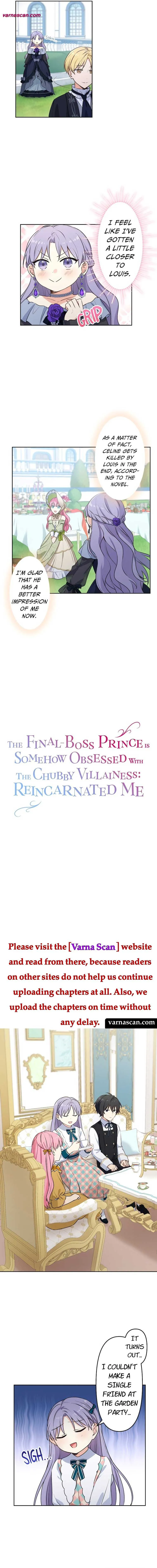 The Final-Boss Prince is Somehow Obsessed with the Chubby Villainess: Reincarnated Me Chapter 9 Online - página 6