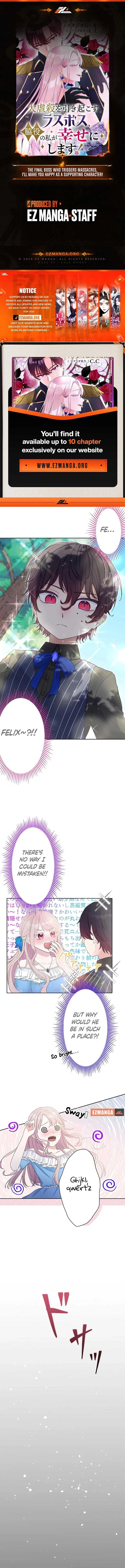 The Final Boss Who Triggers Massacres, I’ll Make You Happy as a Supporting Character! Chapter 3 Online - página 1