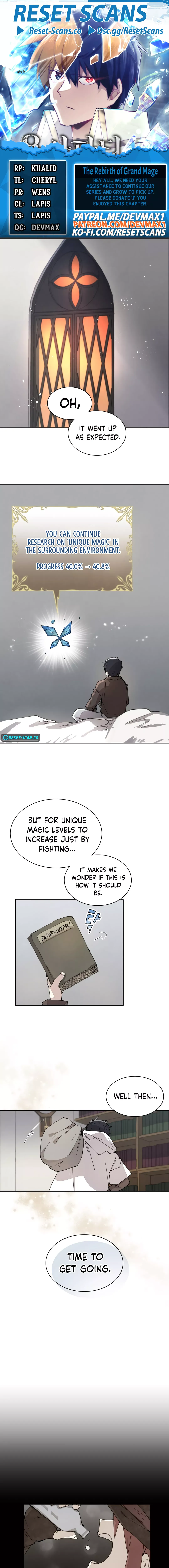 The Great Mage of the Hero’s Party Reincarnates Chapter 59 Online - página 1