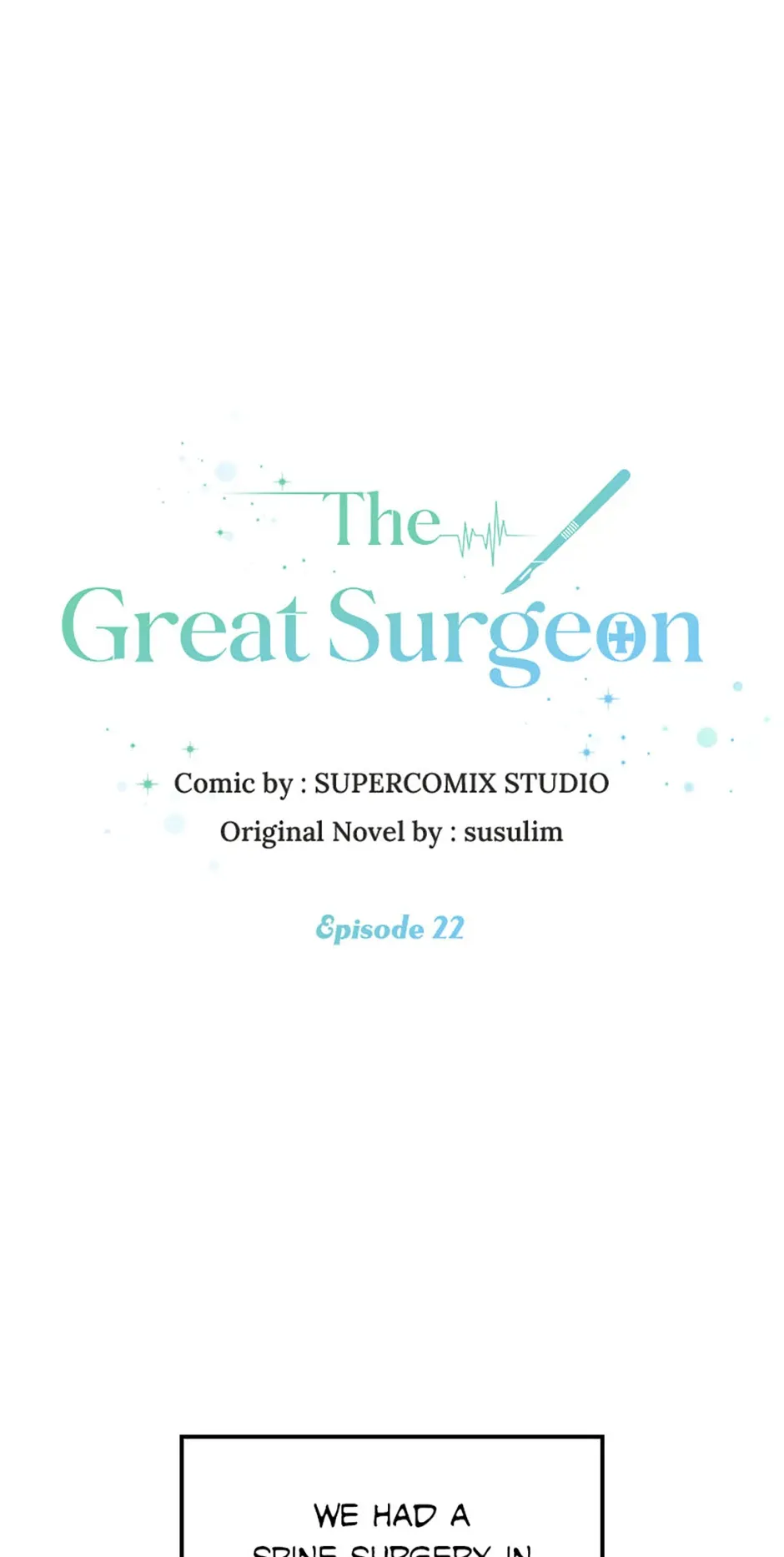 The Great Surgeon Chapter 22 Online - página 1