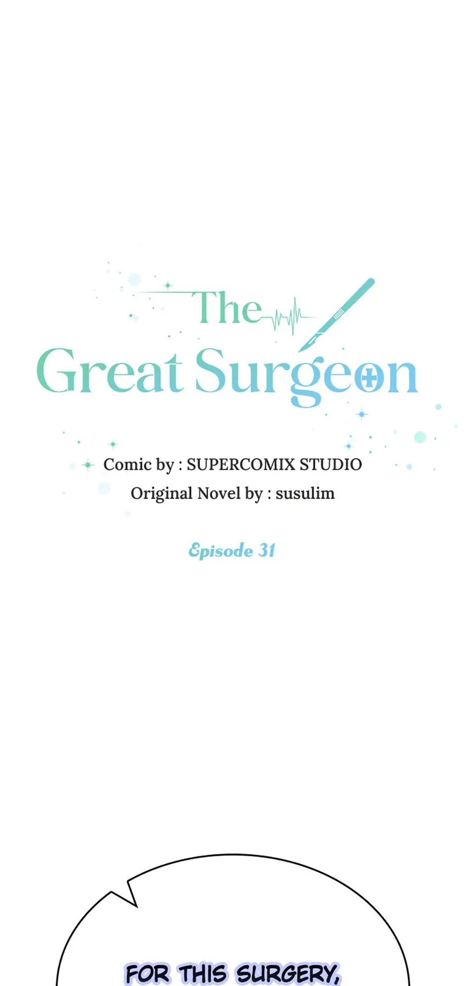 The Great Surgeon Chapter 31 Online - página 1