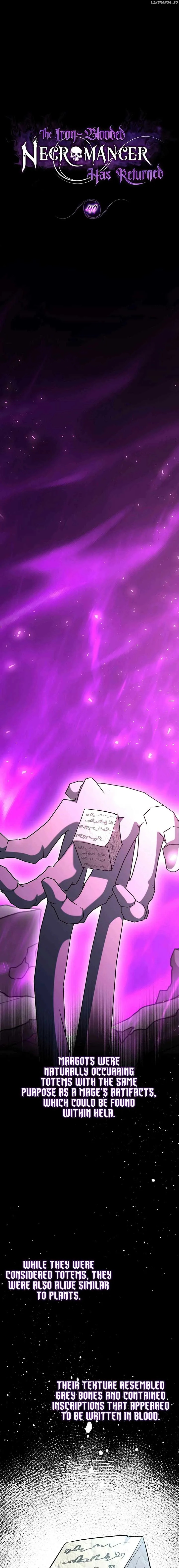 The Iron-Blooded Necromancer Has Returned Chapter 40 Online - página 1