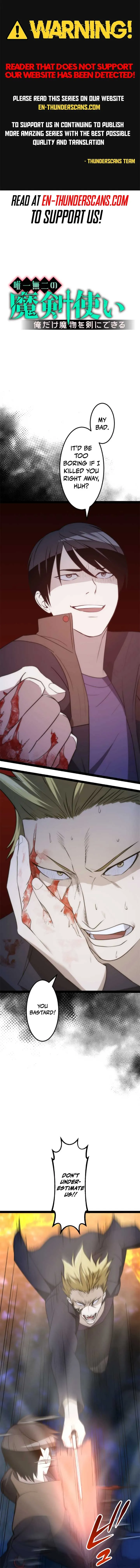 The Legendary Swordmaster: Only I Have the Power to Forge Swords from Monsters Chapter 22 Online - página 1