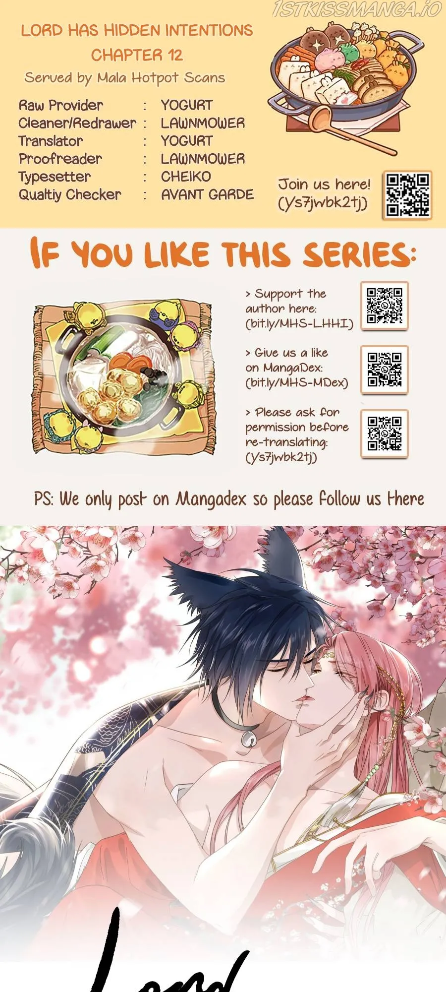 The Lord Has Hidden Intentions Chapter 12 Online - página 1