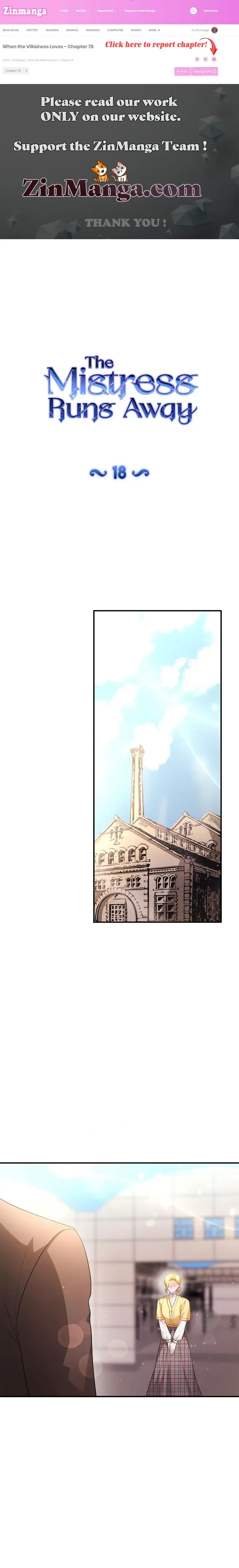 The Mistress Runs Away Chapter 18 Online - página 1