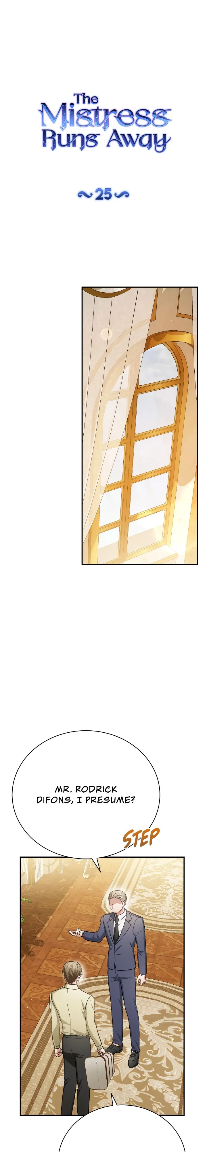 The Mistress Runs Away Chapter 25 Online - página 1