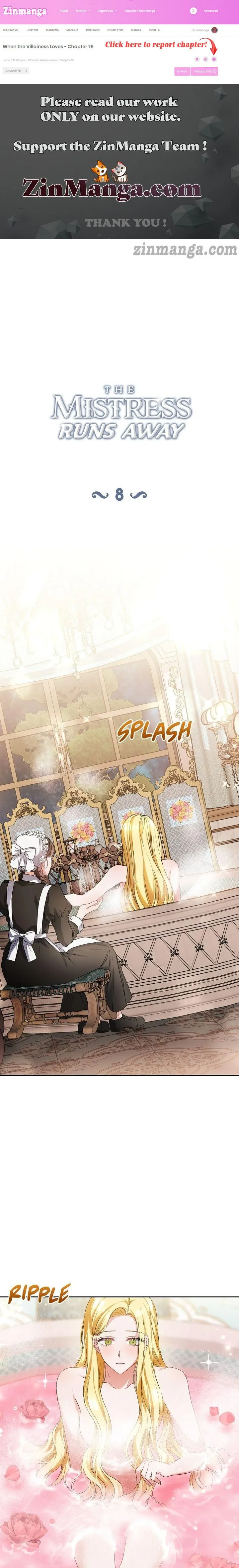 The Mistress Runs Away Chapter 8 Online - página 1