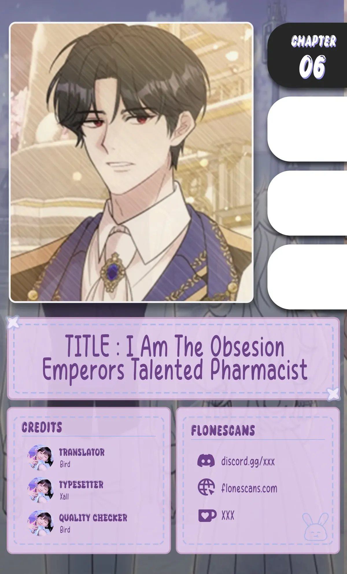 The Obsessive Emperor’s Capable Pharmacist Chapter 6 Online - página 1