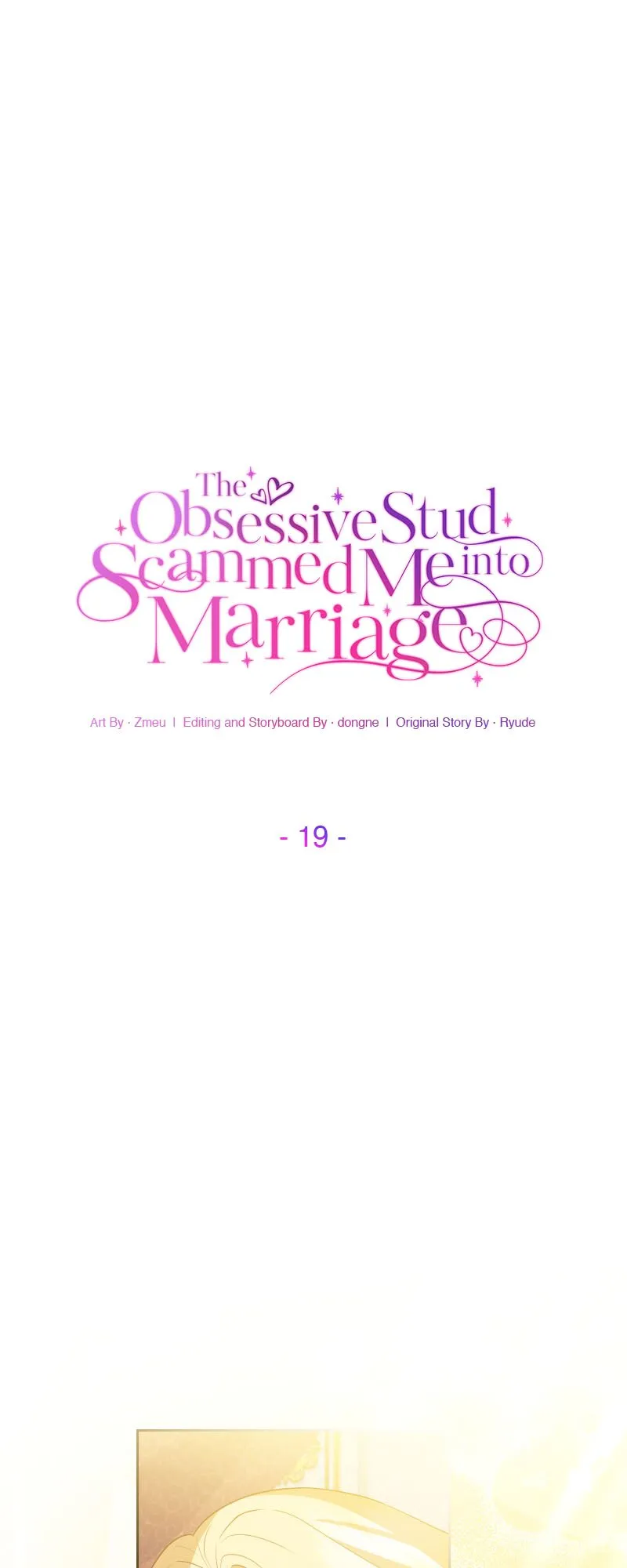 The Obsessive Stud Scammed Me into Marriage Chapter 19 Online - página 1
