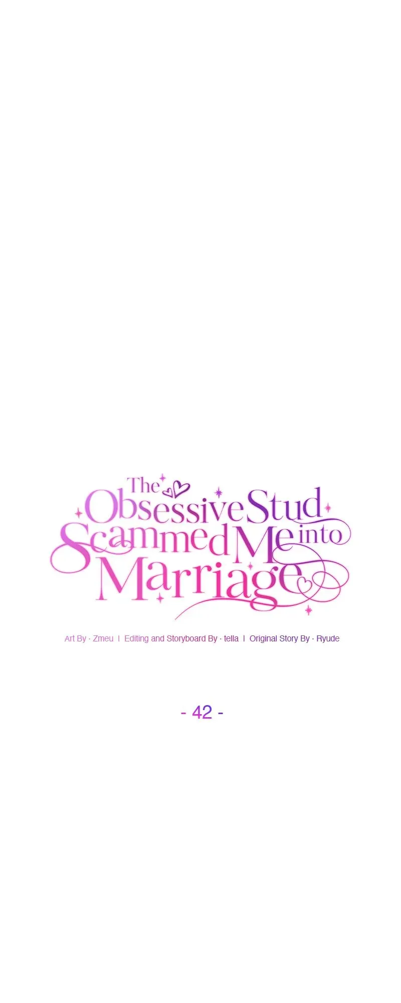 The Obsessive Stud Scammed Me into Marriage Chapter 42 Online - página 1