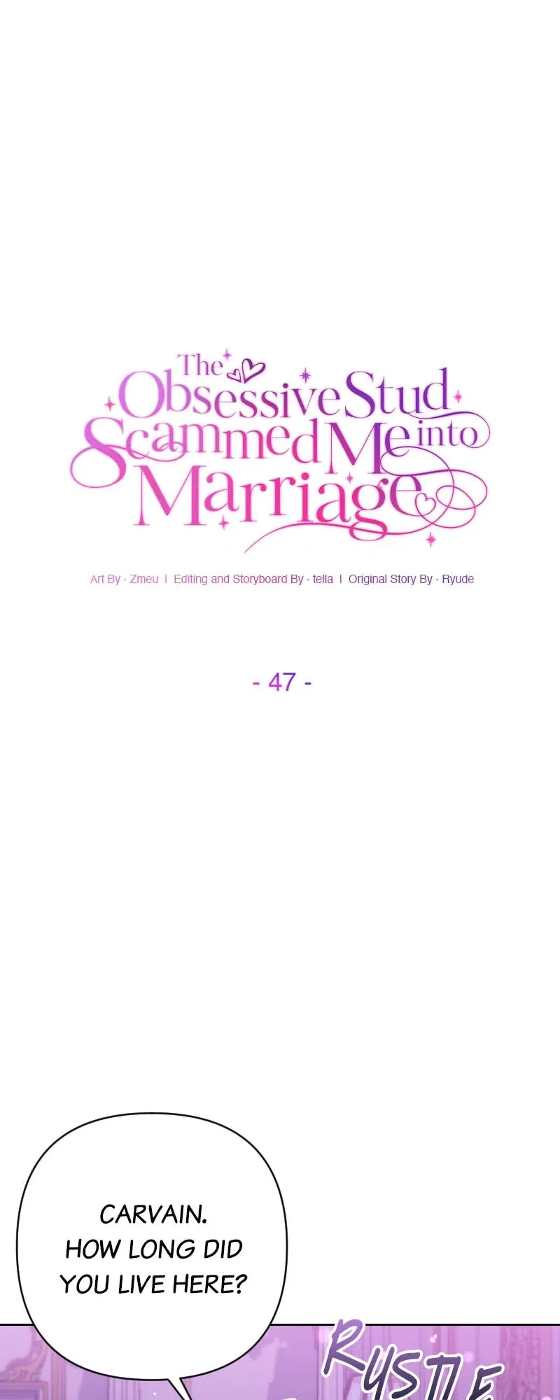 The Obsessive Stud Scammed Me into Marriage Chapter 47 Online - página 1