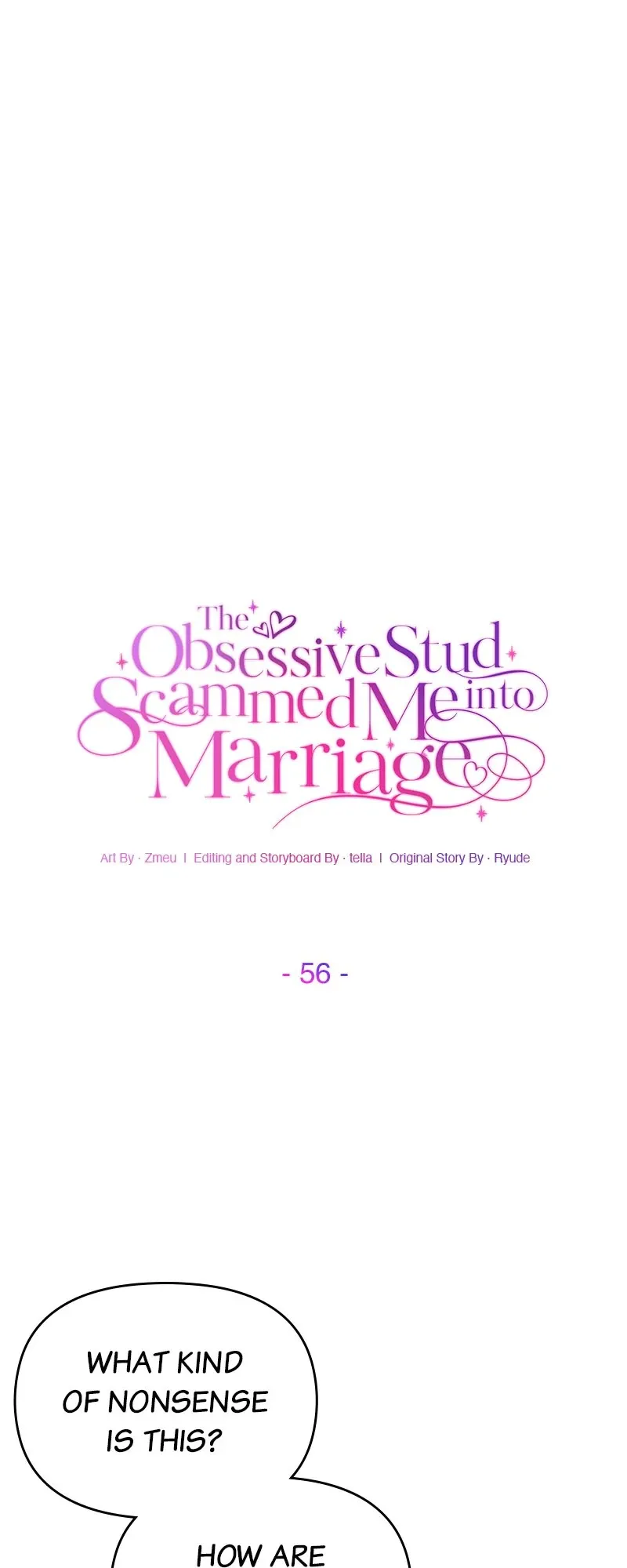 The Obsessive Stud Scammed Me into Marriage Chapter 56 Online - página 1