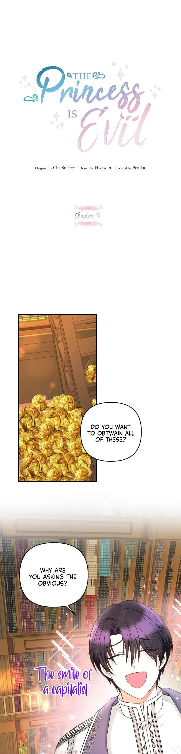 The princess is evil Chapter 31 Online - página 1
