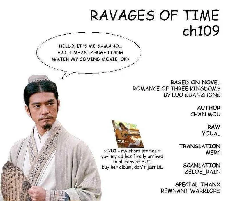 The Ravages of Time Chapter 109 Online - página 1