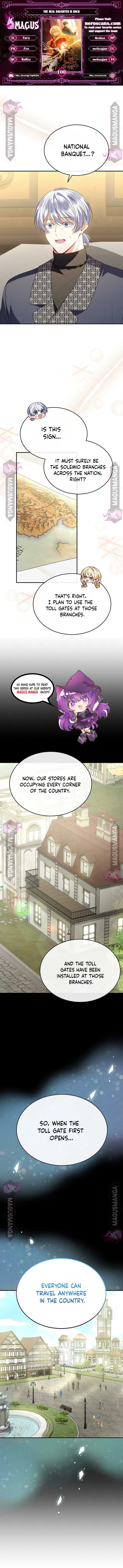 The Real Daughter is Back Chapter 100 Online - página 1