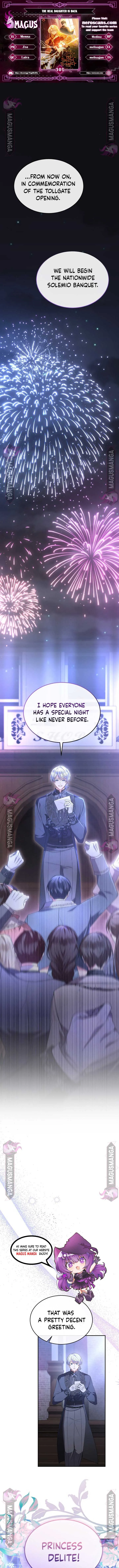 The Real Daughter is Back Chapter 101 Online - página 1