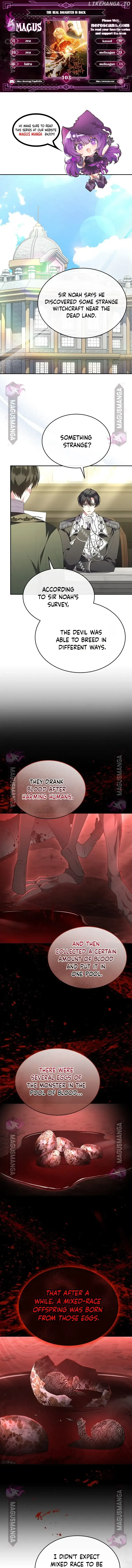 The Real Daughter is Back Chapter 103 Online - página 1