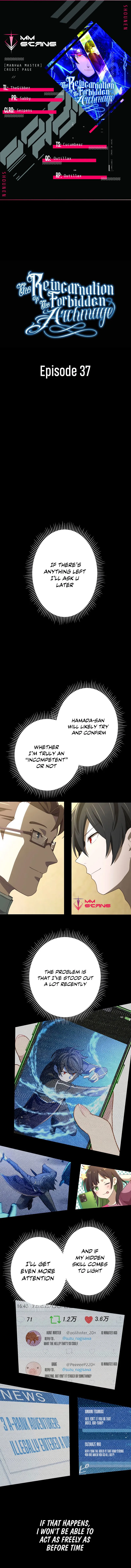 The Reincarnation of the Forbidden Archmage Chapter 37 Online - página 1
