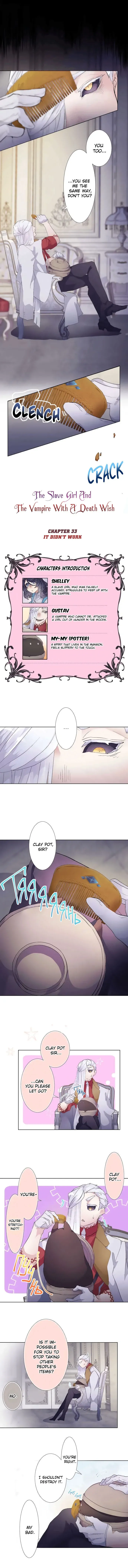 The Slave Girl and the Vampire with a Death Wish Chapter 34 Online - página 1