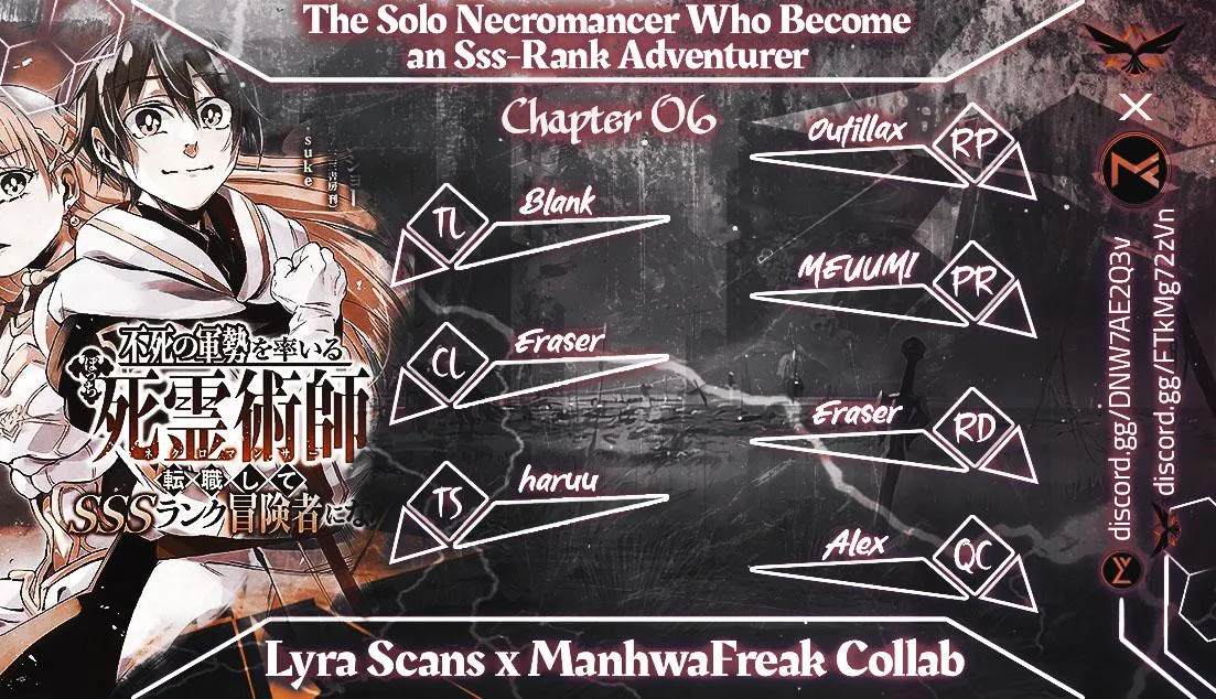 The Solo Necromancer Leading an Immortal Army Transfers to become an SSS-Rank Adventurer Chapter 6 Online - página 1