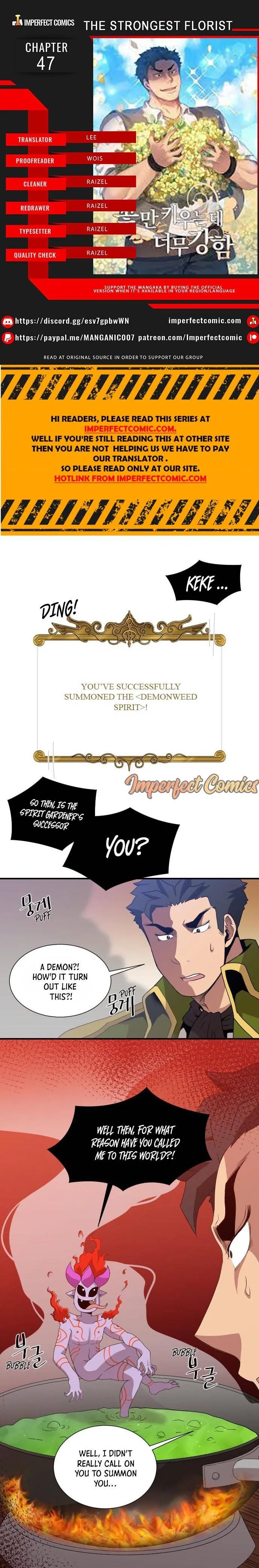 The Strongest Florist Chapter 47 Online - página 1